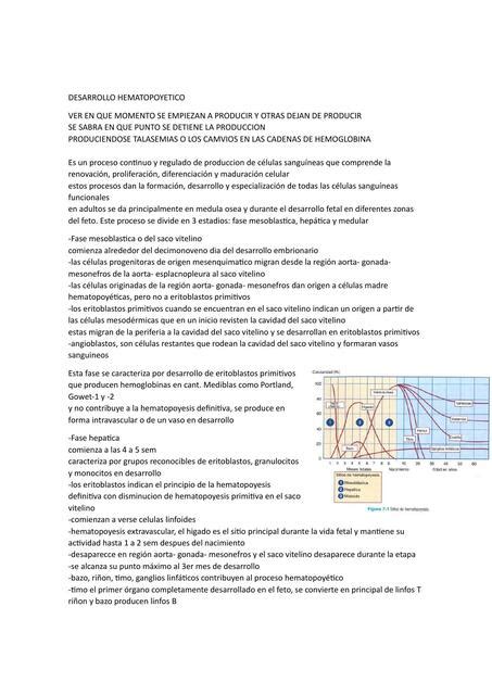 Resumen capítulo 2 Atlas de Hematología Clínica Rodak Todo sobre