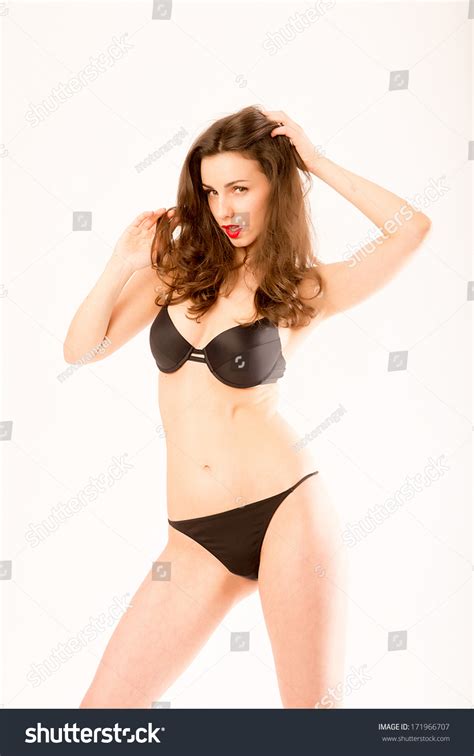 Sensual Sexy Lady Posing Sexy Lingerie Stock Photo Shutterstock