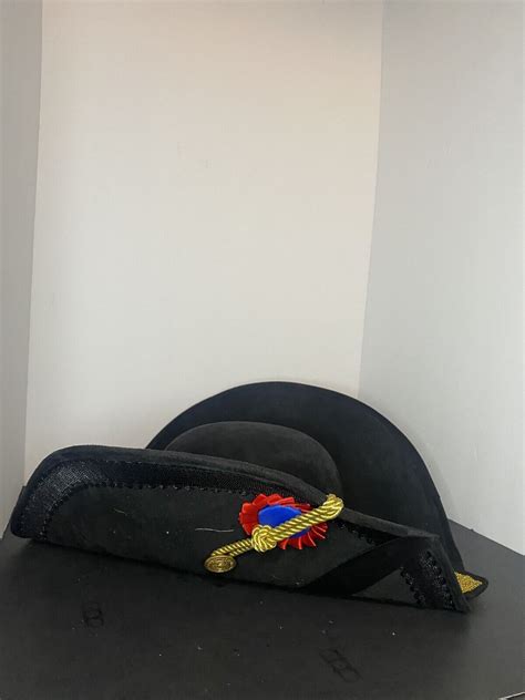 Elope Hat Revolutionary War Soldier Pirate Reenactment Black Felt Hat