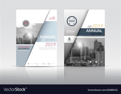 Annual Report Cover Brochure Flyer Design Template