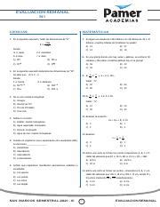 Eva N Semestral Pdf Evaluaci N Semanal N Ciencias Matem Ticas En