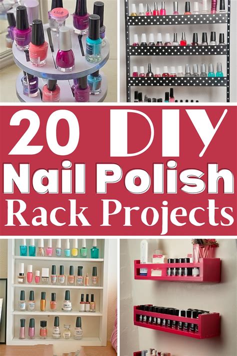 20 Diy Nail Polish Rack Projects Diyscraftsy