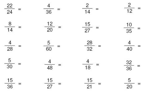 Reducing Fractions To Lowest Terms Worksheet Worksheets For All | Free ... 