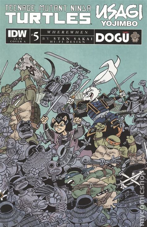 Teenage Mutant Ninja Turtles Usagi Yojimbo Wherewhen 2023 Idw Comic Books