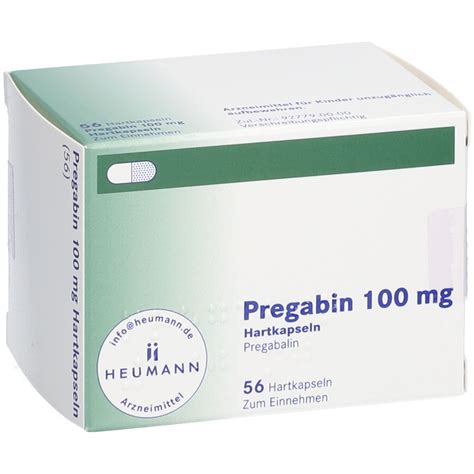 PREGABIN 100 mg Hartkapseln 56 St mit dem E-Rezept kaufen - Shop Apotheke