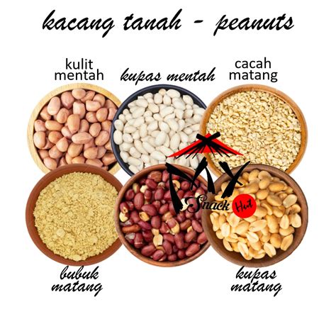 Jual Kacang Tanah Gr Kulit Kupas Morin Halus Cacah Roasted Peanut