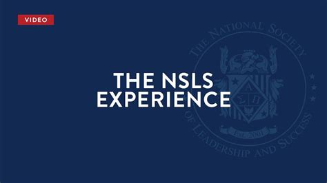 The Nsls Member Experience The National Society Of Leadership And