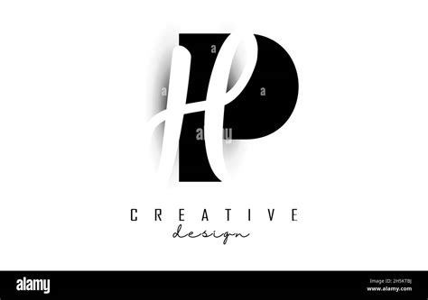 Logotipo De Letras Ph Con Un Dise O Minimalista Letras P Y H Con