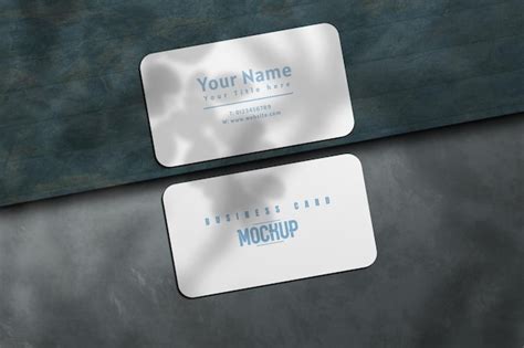 Maquette De Carte De Visite Psd Psd Premium