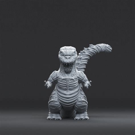 Shin Godzilla Chibi 3d Model 3d Printable Cgtrader