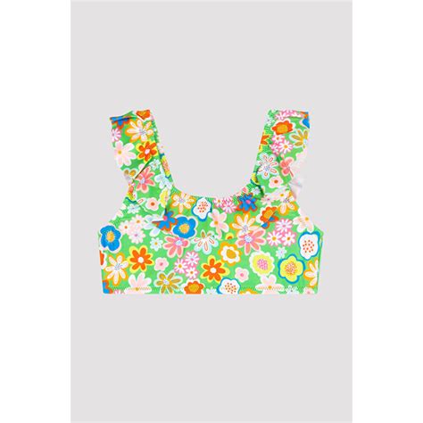 Penti Kız Çocuk Çiçek Desenli Halter Bikini Takımı Fiyatı