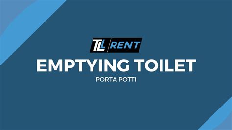 Emptying Toilet Porta Potti Youtube