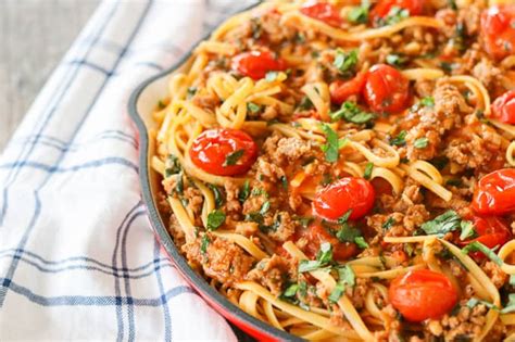 One Pot Sausage Linguine Days Of Baking More