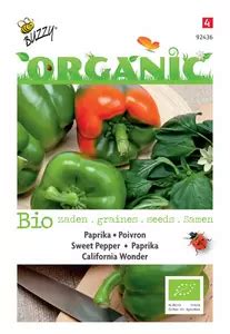 Buzzy Organic Paprika Calif Wonder G Groenrijk Beneden Leeuwen