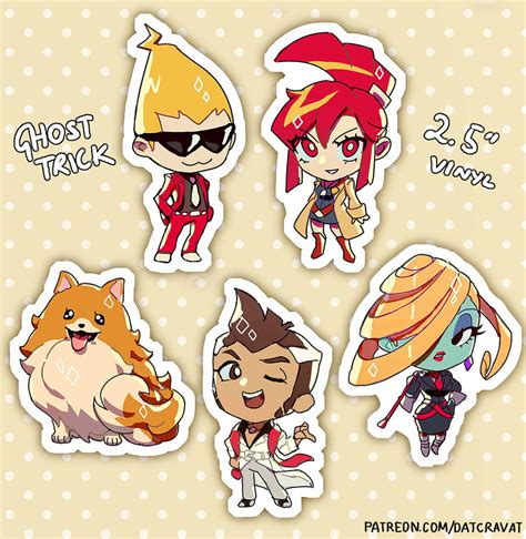 Ghost Trick Stickers by datcravat on DeviantArt