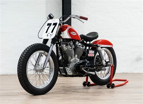 A Rare Harley Davidson Sportster XLR 883 TT Racer