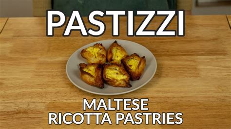 Maltese Pastizzi Recipe With Ricotta Filling Youtube