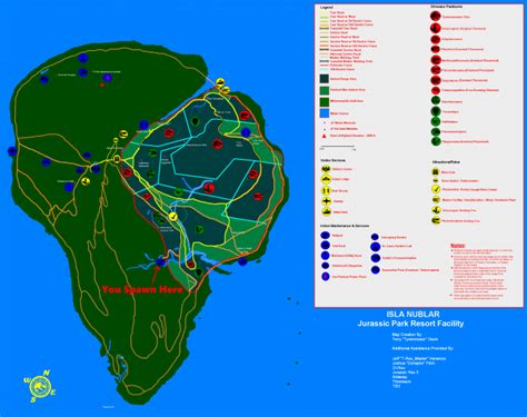 Here Is A Map So You Know Where You Are And Dont Get Lost Jurassic Park Jurassic Park World