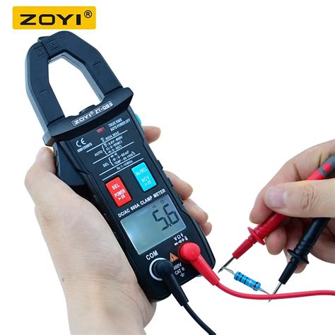 ZOYI Digital Clamp Meter 600A AC DC Current Smart Plier Ammeter 6000