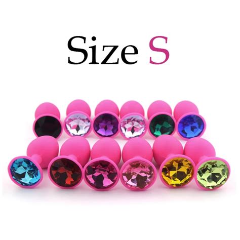 Size S Silicone Butt Plug Expanding Anal Unisex Big Pink Silicon Anal Plug Anal Trainer Anal Sex
