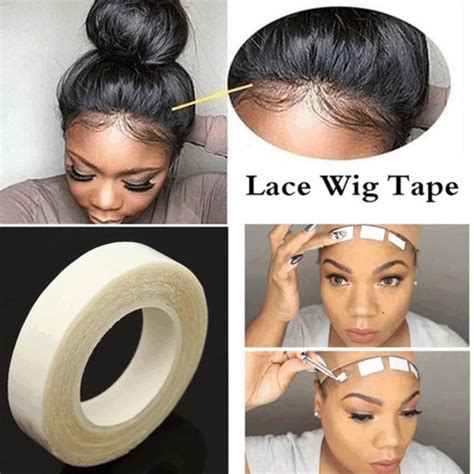 Wig Tape For Lace Wigs Waterproof Ultra Hold Lace Wig Tape Double Sided