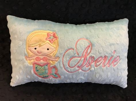 MERMAID Pillow/mermaid/monogrammed Mermaid Pillow/personalized | Etsy | Mermaid pillow, Machine ...