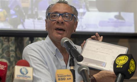 Jorge Glas Canciller A Confirma Que Solicit Ingreso A Embajada De