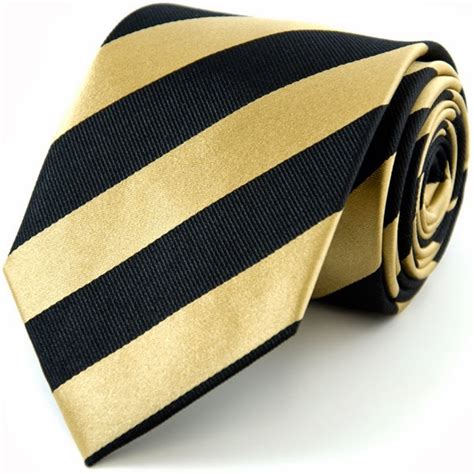 BEAUTY AND FASHION MENS GOLD SILK TIES