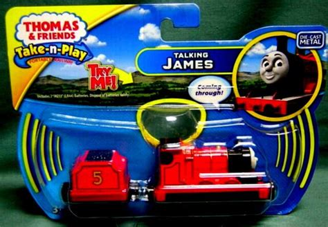 Fisher Price Thomas And Friends Take N Play Talking James Locomotive