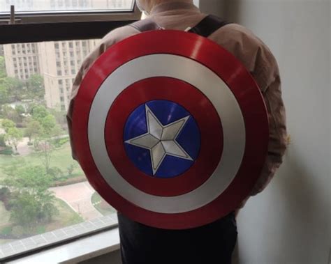 Avengers Captain America Shield Back Strap Belts Cosplay Prop Etsy