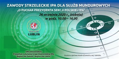 Zaproszenie Na Zawody Strzeleckie IPA IPA Polska