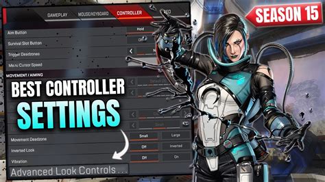 Best Controller Settings In Apex Legends Season 15 Alc Reticle Youtube