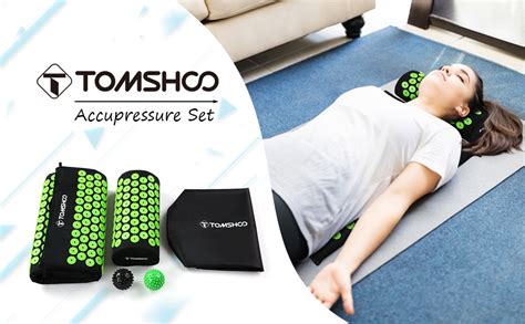 Tomshoo Acupressure Set Acupressure Mat And Pillow With Pcs Massage