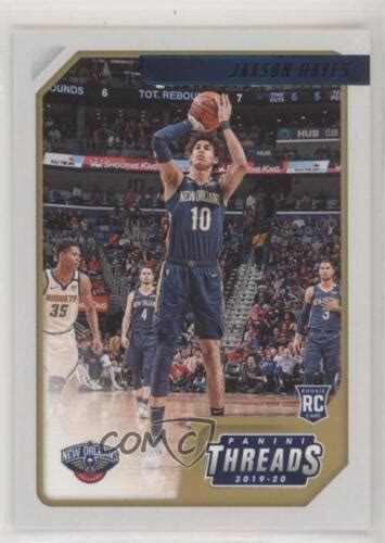 2019 20 Panini Chronicles Threads Teal Jaxson Hayes 91 Rookie RC EBay