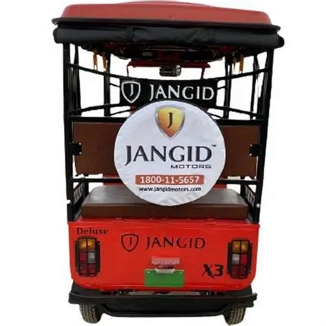 Jangid DlX X3 Passenger E Rickshaw Vehicle Capacity 5 Seater At Rs