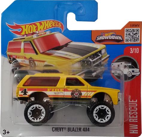 Hot Wheels Chevy Blazer 4x4 Coches De Juguete Hot Wheels Autos