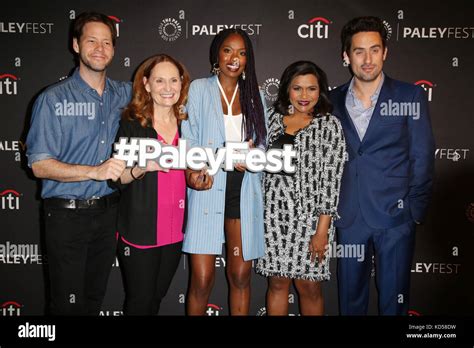 Celebrities Attend Paleyfest Fall The Mindy Project Arrivals At The