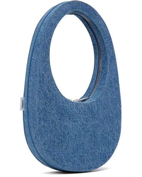 Coperni Blue Mini Swipe Bag Lyst