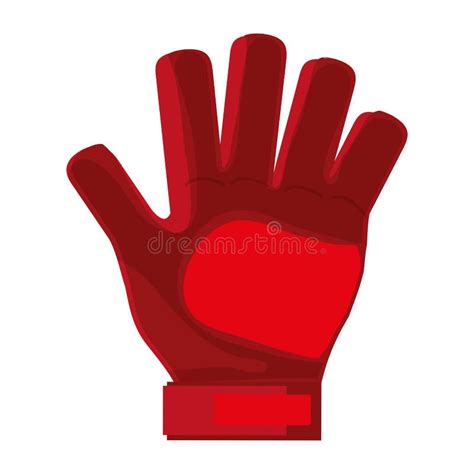 Goalkeeper Gloves Red Stock Illustrations 216 Goalkeeper Gloves Red