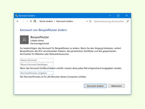 Windows 10 Kennwort des Microsoft Kontos ändern schieb de