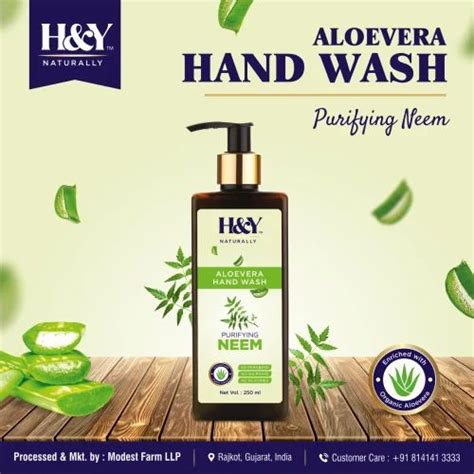 Liquid Aloe Vera And Neem Hand Wash For Personal Ml At Rs