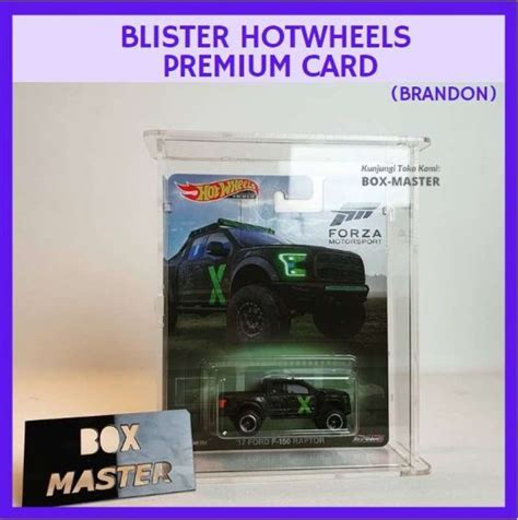 Promo Kotak Akrilik Hot Wheels Box Blister Hotwheels Premium Card Brandon Lutofia Diskon 50