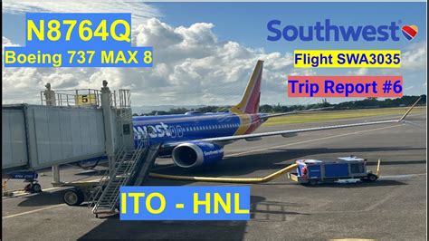 Trip Report Southwest Flight Boeing Max Hilo Ito