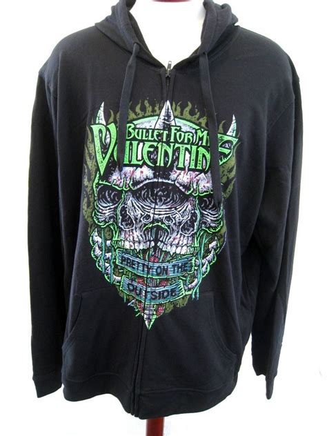 Bullet For My Valentine Hoodie Sweatshirt Black Hot Topic Mens 3xl