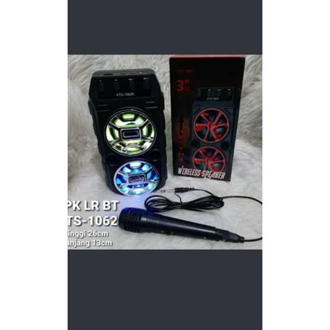 Jual Speaker Bluetooth KTS 1062 Mic Speaker Karaoke Shopee Indonesia