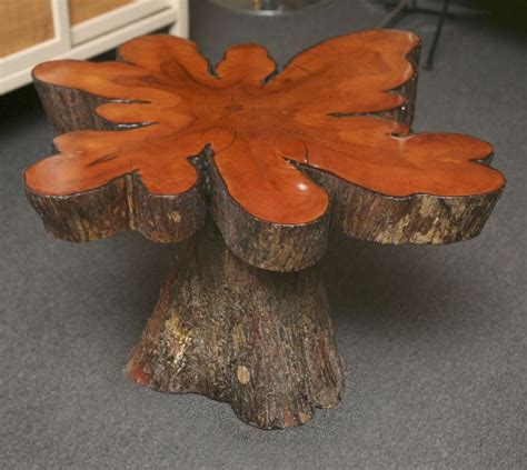 Rustic Cypress Tree Slab Table At 1stdibs Cypress Tree Table Rustic