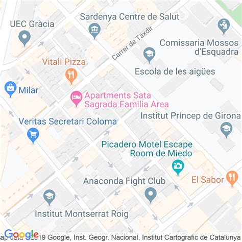 Código Postal calle Nogues passatge en Barcelona Codigopostalde es