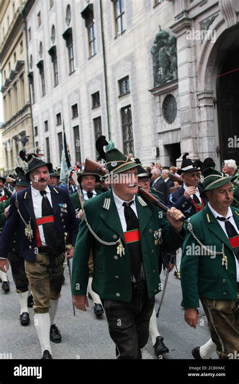 A Group of People in Traditional Bavarian Costume Stock Photo - Alamy