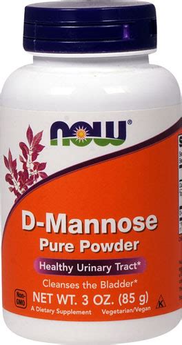 Now Foods D Mannose Pure Powder 3 Oz Vitacost