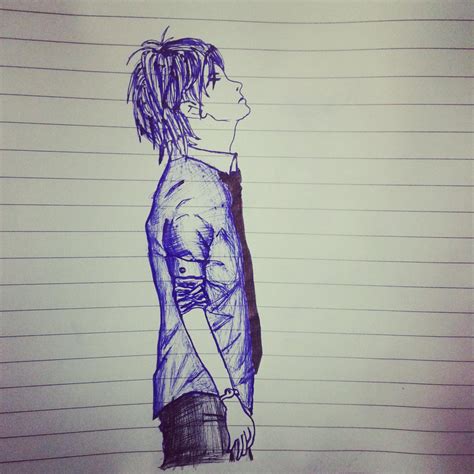 237 Wallpaper Sad Boy Sketch - MyWeb